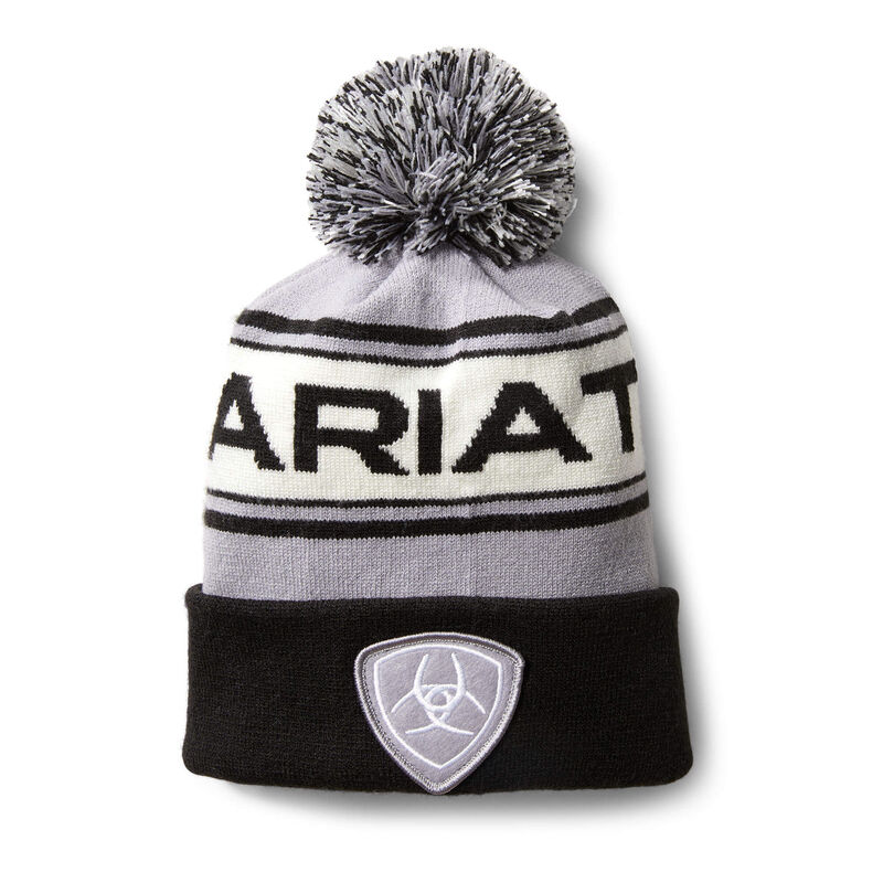 Berretti Donna Ariat Team Beanie Grigie Nere | Y1U4V66