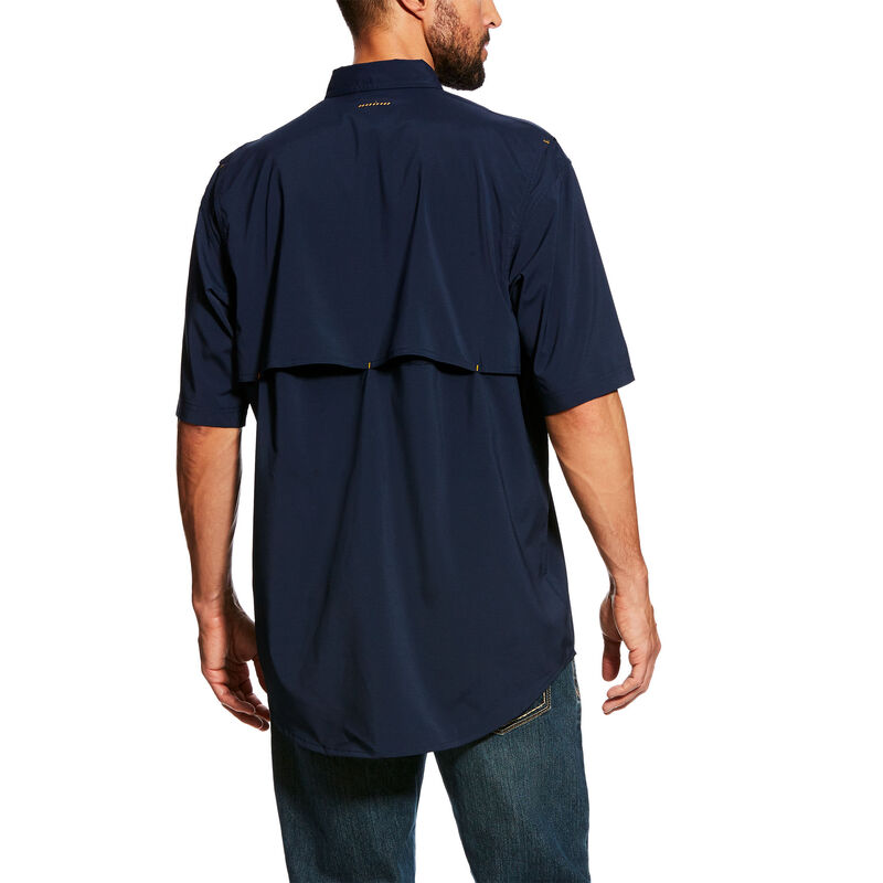 Camicia Da Lavoro Uomo Ariat Rebar Made Tough VentTEK DuraStretch Blu Marino | LYBP0M3