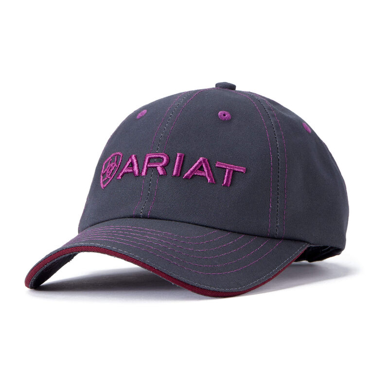 Cappellini Donna Ariat Team II Caps Grigie Scuro Viola | ZF7HPLQ