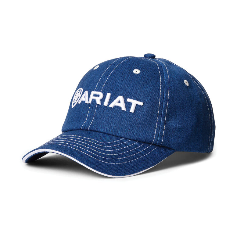 Cappellini Uomo Ariat Team II Caps Blu Bianche | 5D59N6M