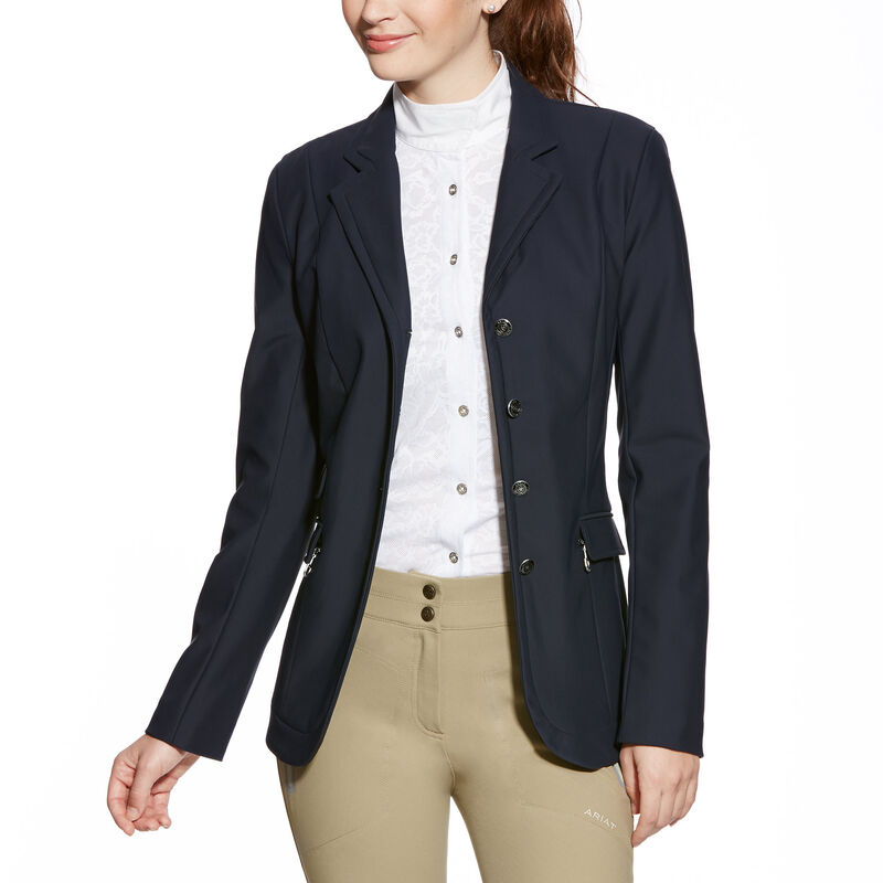 Cappotti Donna Ariat Platinum Show Coats Blu Marino | MKUOT7D