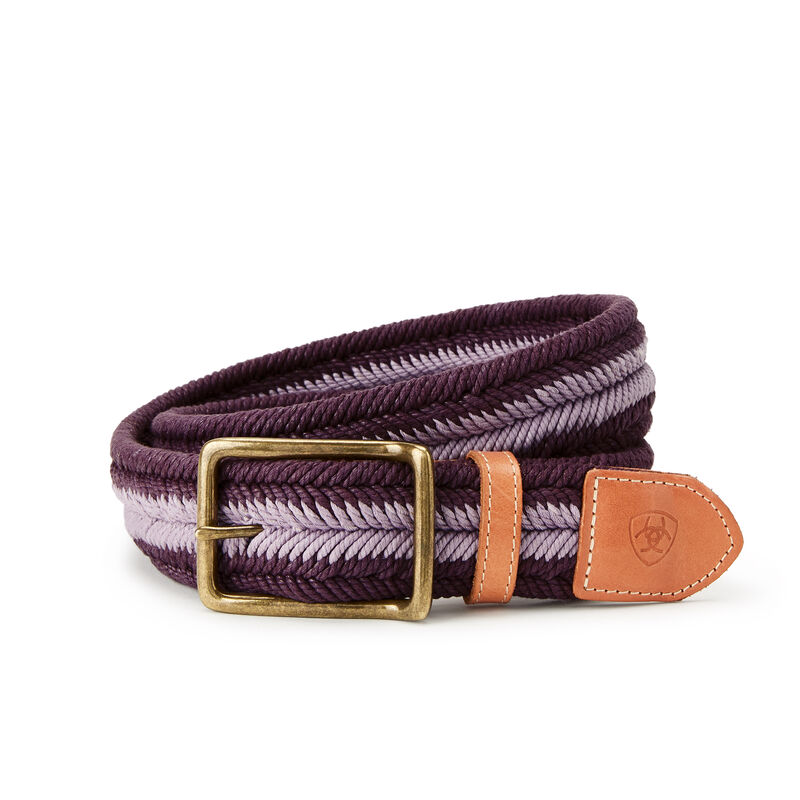 Cinture Uomo Ariat Three Rail Woven Belts Viola | SN9FX5W