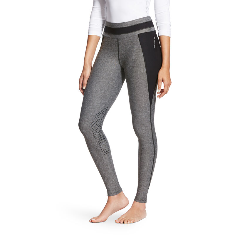 Collant Donna Ariat Freja Knee Patch Grip Tight Grigie Profondo | R49P1UH