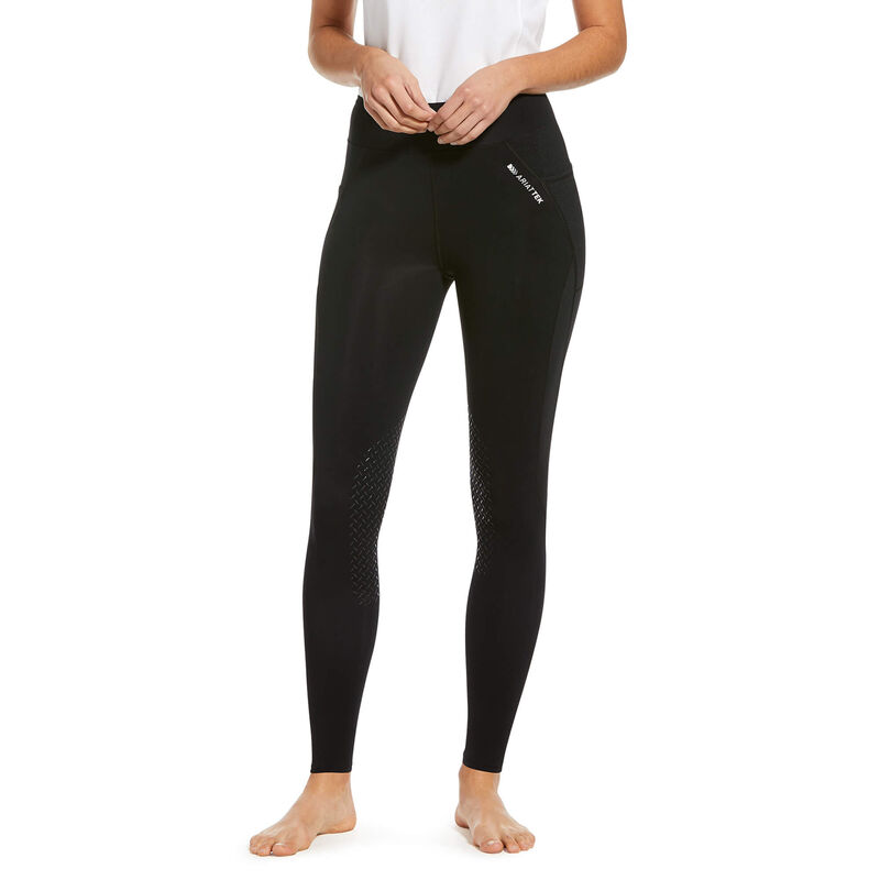 Collant Donna Ariat Prevail Insulated Knee Patch Tight Nere | CLEYQRD