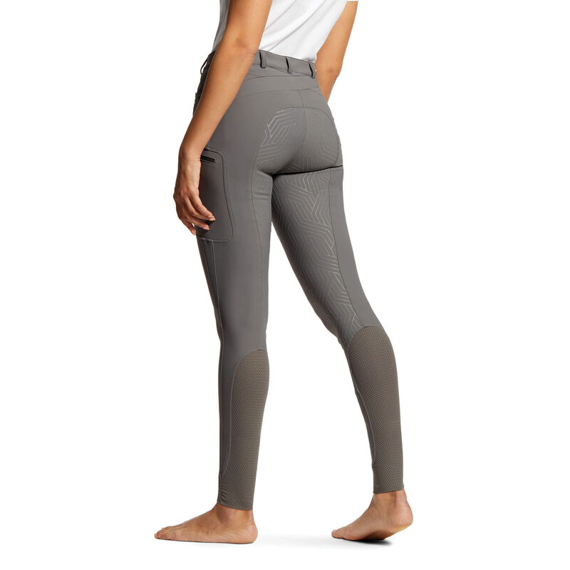 Collant Donna Ariat Triton Grip Full Seat Breech Grigie | OCQC34H