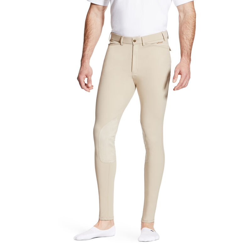 Collant Uomo Ariat Olympia Knee Patch Breech Marroni | 7F7ML9Z