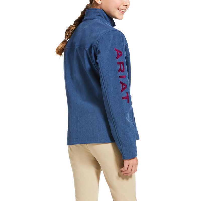 Giacca Bambino Ariat New Team Softshell Jackets Blu | ERDK2NH