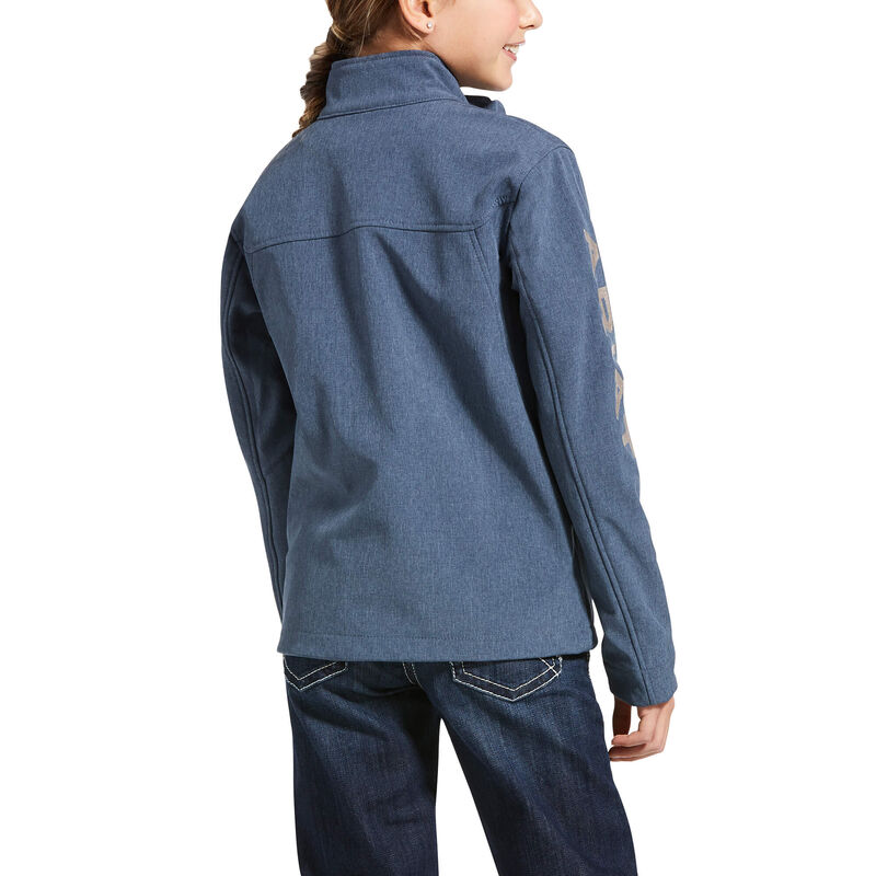 Giacca Bambino Ariat New Team Softshell Jackets Blu Scuro | RC9A331