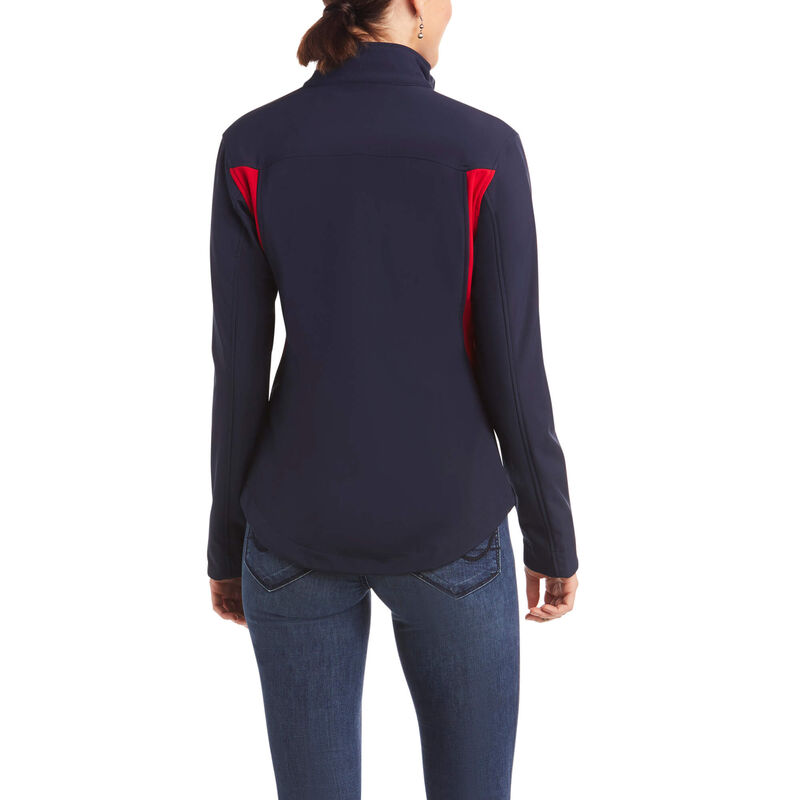 Giacca Donna Ariat New Team Softshell Jackets Blu Marino | 5NZ4S3I