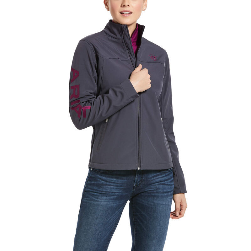 Giacca Donna Ariat New Team Softshell Jackets Grigie Scuro | SDMICJM