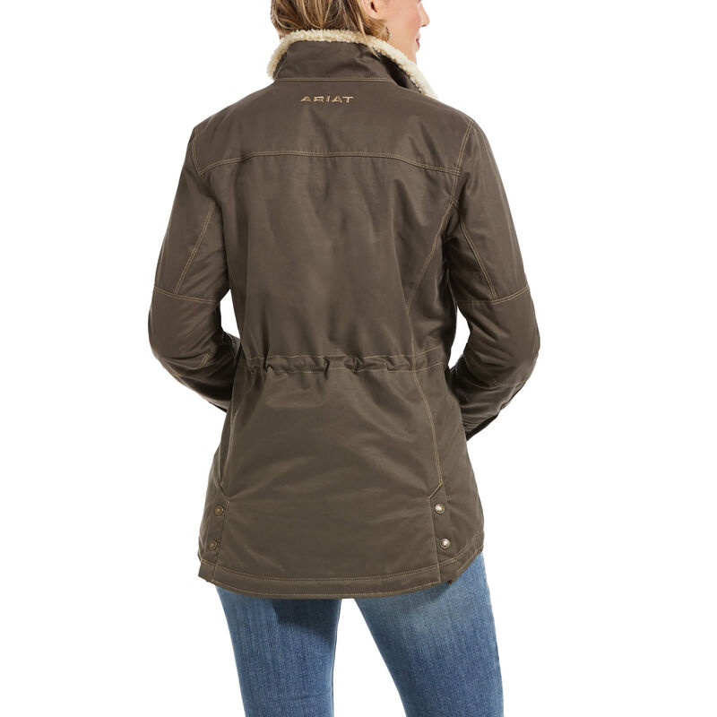 Giacca Donna Ariat REAL Grizzly Jackets Verde Oliva | 8OGGCCI