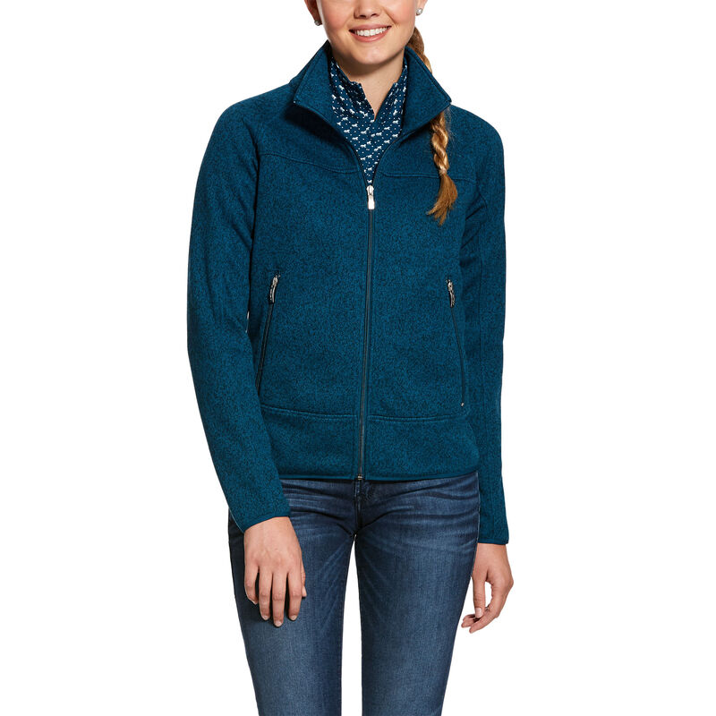 Giacca Donna Ariat Sovereign Full Zip Verdi Scuro | KT8J2BH