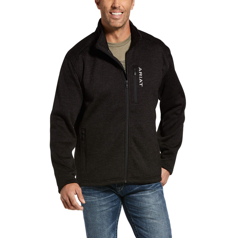 Giacca Uomo Ariat Caldwell Full Zip Grigie Profondo | ZQCN49F