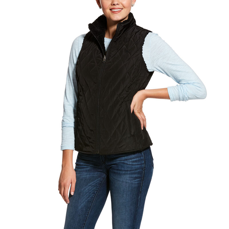 Gilet Donna Ariat Hallstatt Vest Nere | ONIH2V9