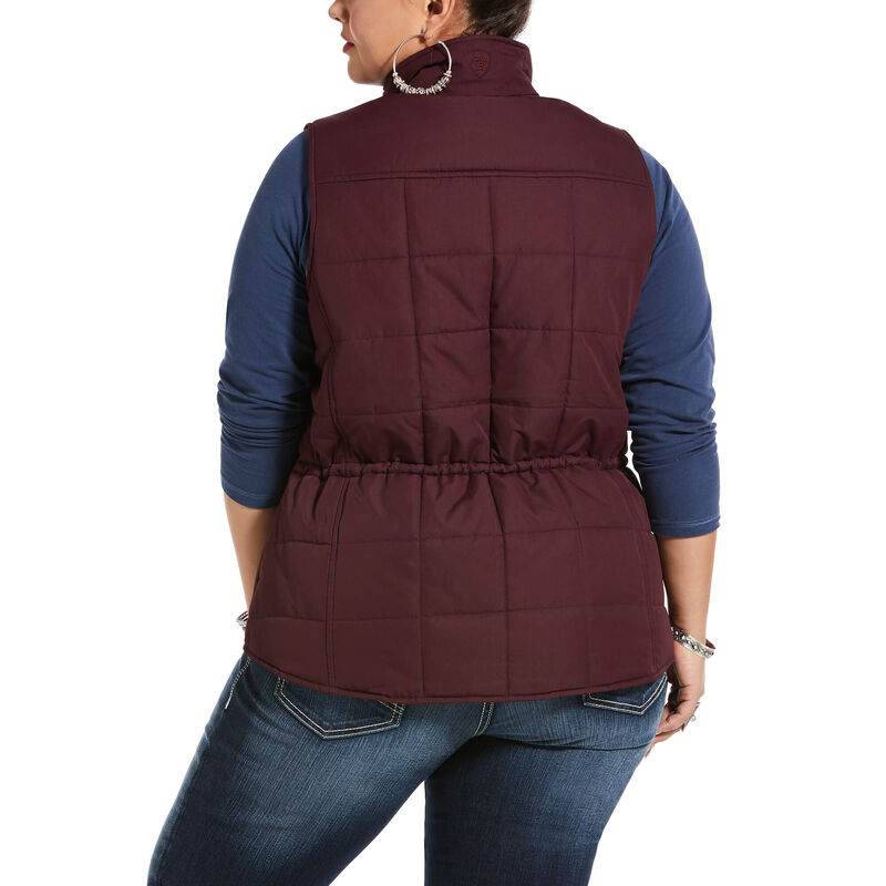 Gilet Donna Ariat REAL Crius Vest Bordeaux | Y294W00