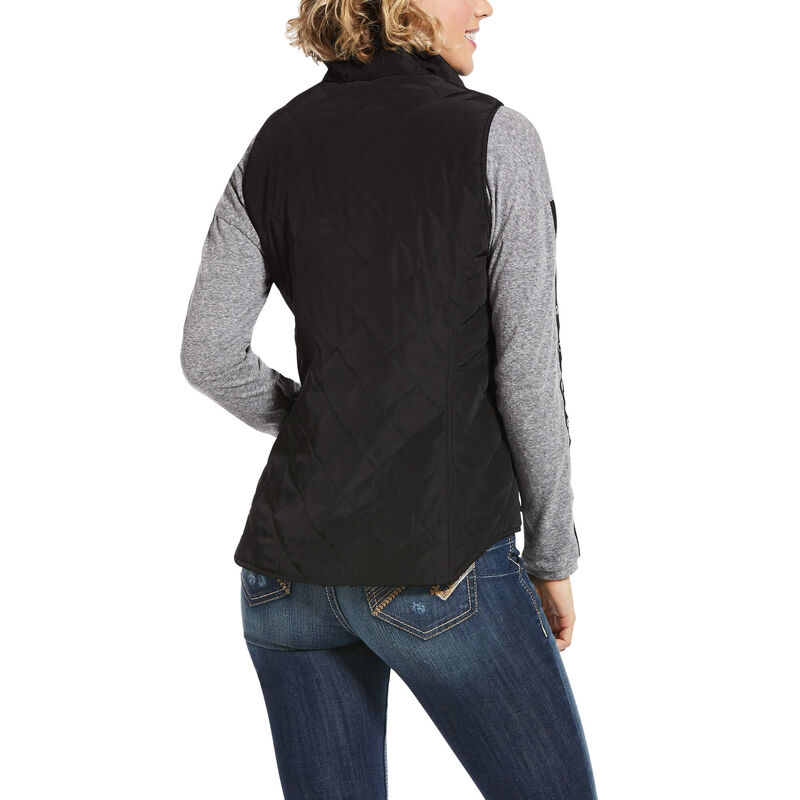 Gilet Donna Ariat Reversible Dilon Vest Nere | NE4QVXC