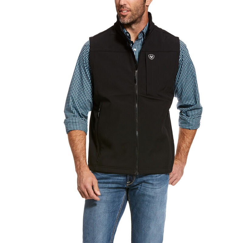 Gilet Uomo Ariat Logo 2.0 Softshell Vest Nere | 03X87SF