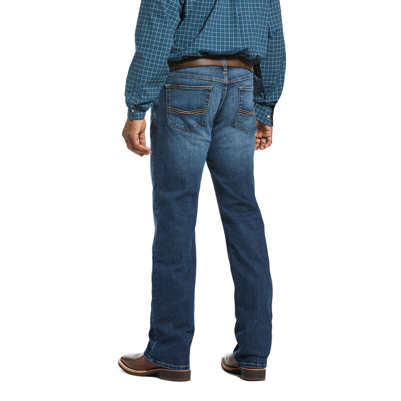 Jeans Uomo Ariat M4 Legacy Stretch Blu | M9F41H3