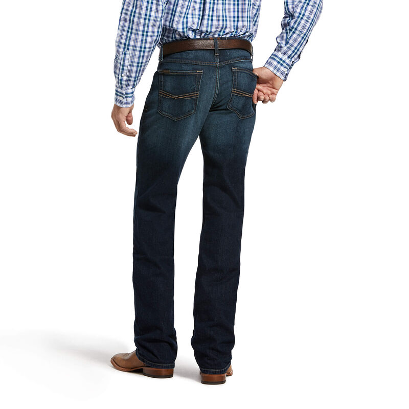 Jeans Uomo Ariat M4 Legacy Stretch Blu | YELB7EU