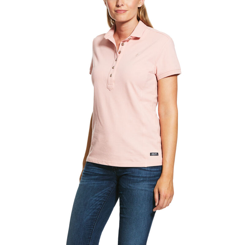 Magliette Polo Donna Ariat Prix 2.0 Rosa Chiaro | RHA1NY7