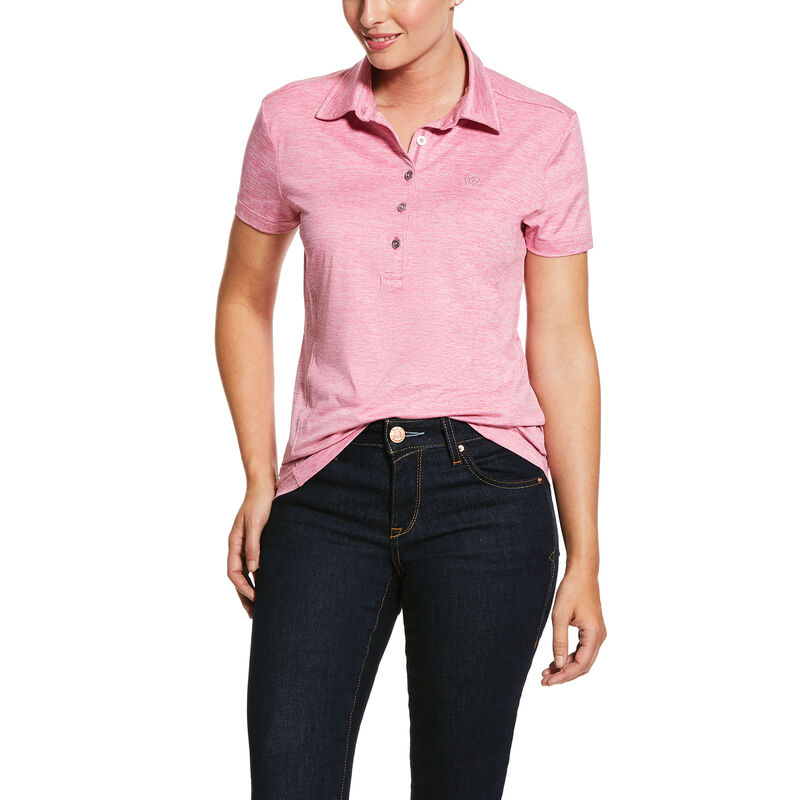 Magliette Polo Donna Ariat Talent Rosa | YO17GVX