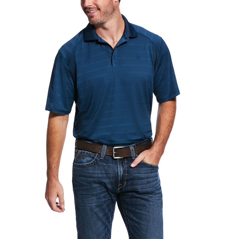 Magliette Polo Uomo Ariat AC Blu Profondo | T891XR2