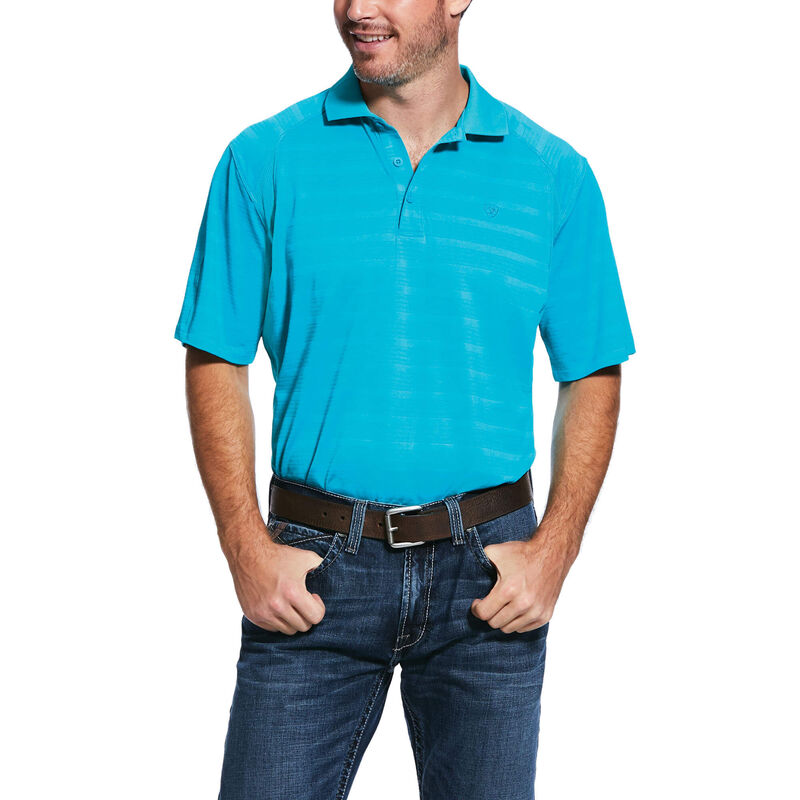 Magliette Polo Uomo Ariat AC Blu | U8O5892