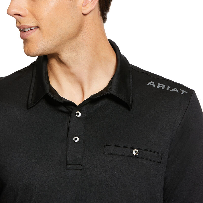 Magliette Polo Uomo Ariat Norco Nere | KN93CWP