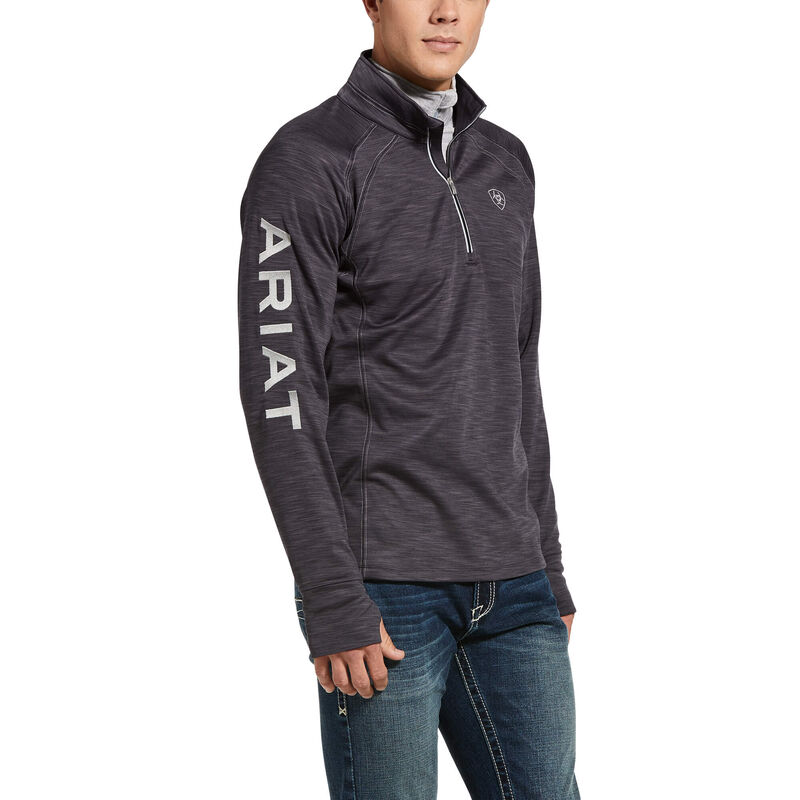 Maglioni Uomo Ariat Tek Team 1/2 Zip Sweatshirt Viola Scuro | TE0FFEW