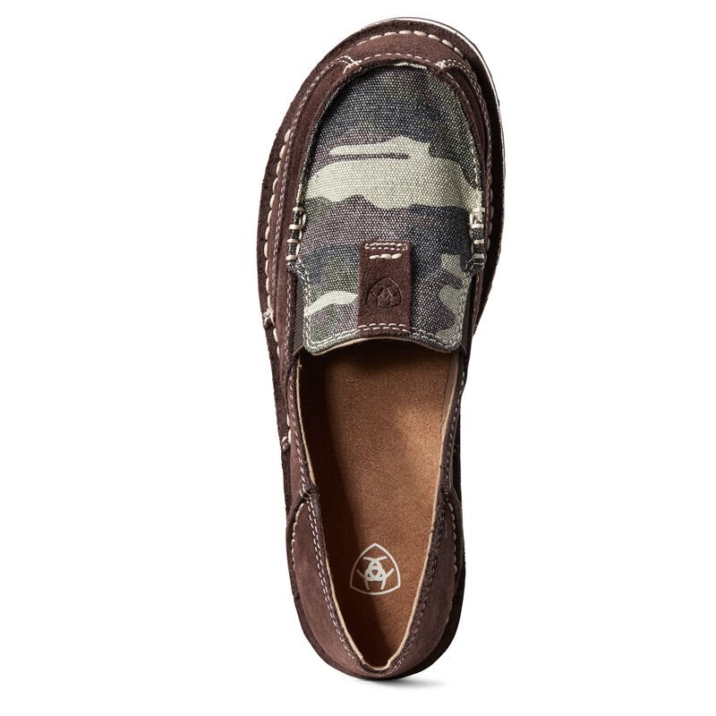 Mocassini Donna Ariat Cruiser Caffè Camouflage | 2FQHFXK