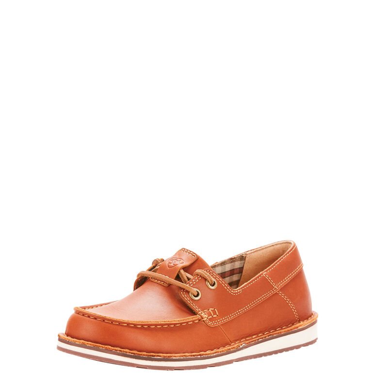 Mocassini Donna Ariat Cruiser Castaway Arancioni | 69IX2RS