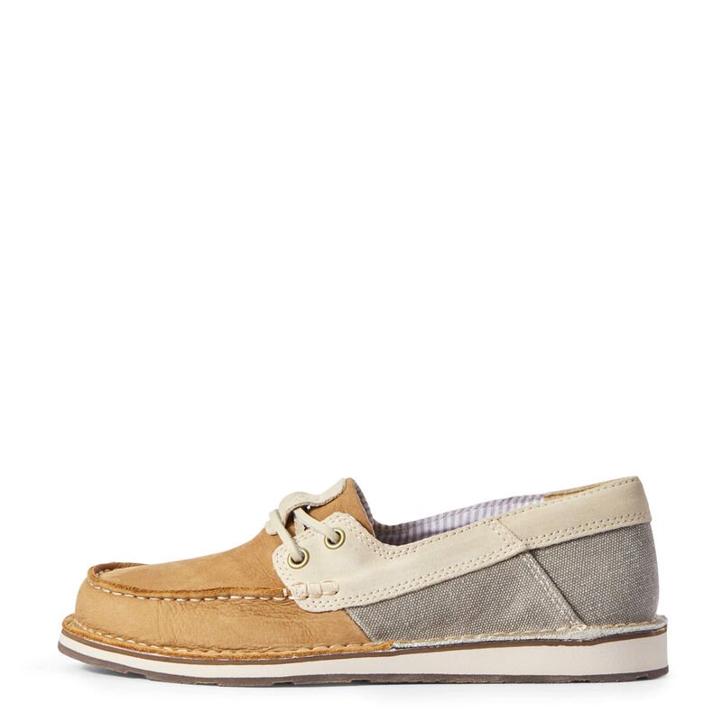 Mocassini Donna Ariat Cruiser Castaway Beige | NCB824X