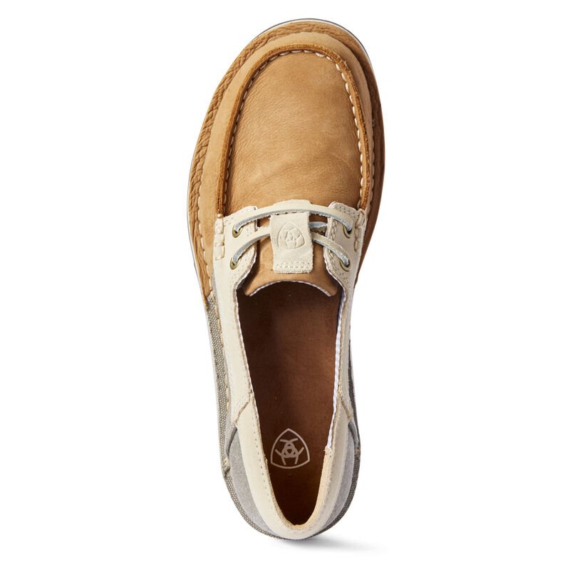 Mocassini Donna Ariat Cruiser Castaway Beige | NCB824X