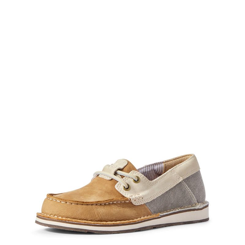 Mocassini Donna Ariat Cruiser Castaway Beige | NCB824X