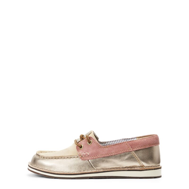 Mocassini Donna Ariat Cruiser Castaway Rosa Oro Rosa | V4EEO91