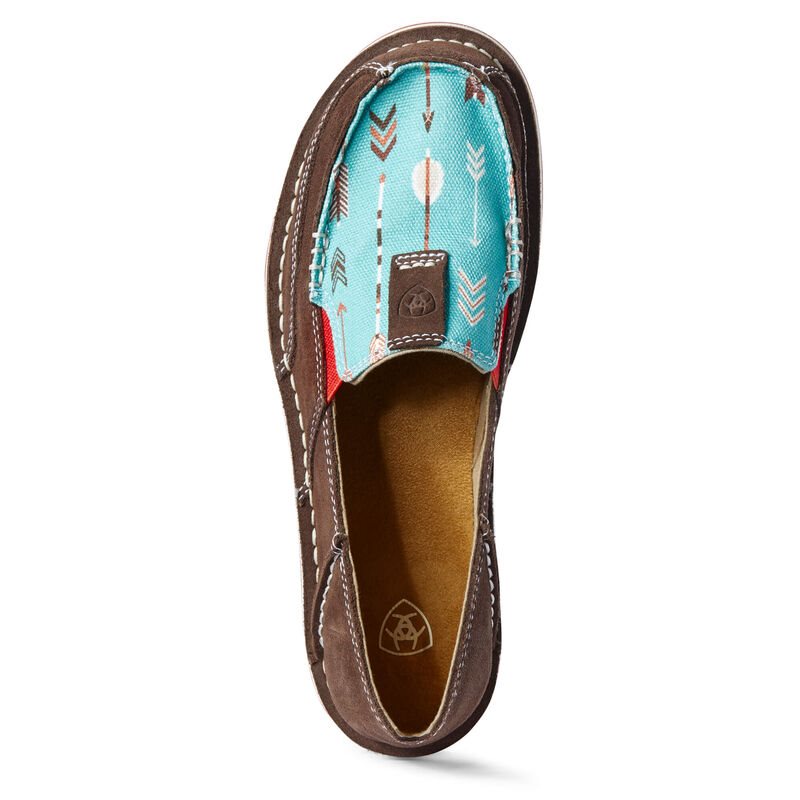 Mocassini Donna Ariat Cruiser Cioccolato Blu | M34EJJJ