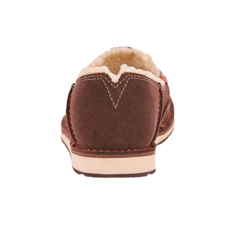 Mocassini Donna Ariat Cruiser Fleece Cioccolato Grigie | M7ZLJIM