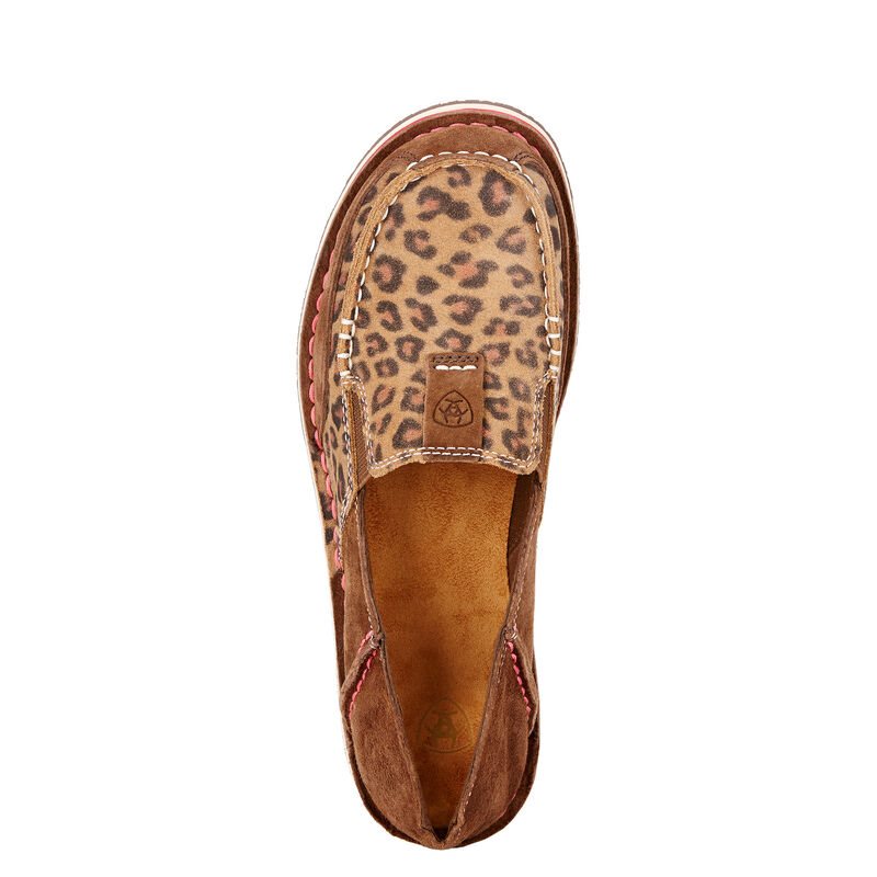 Mocassini Donna Ariat Cruiser Marroni Scuro Leopardate | PMTNWZM