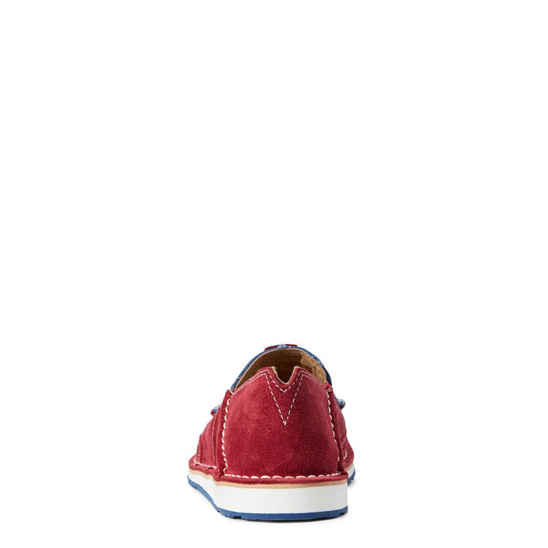 Mocassini Donna Ariat Cruiser Rosse Blu | 45G90MJ