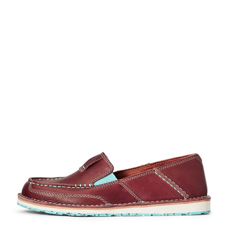 Mocassini Donna Ariat Eco Cruiser Bordeaux | B3HQBRS