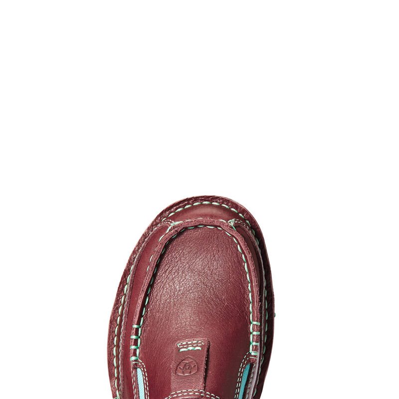 Mocassini Donna Ariat Eco Cruiser Bordeaux | B3HQBRS