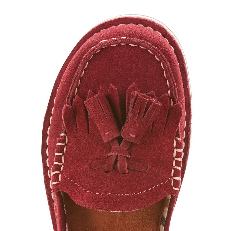 Mocassini Donna Ariat Tassel Cruiser Bordeaux | FXTJ8BK