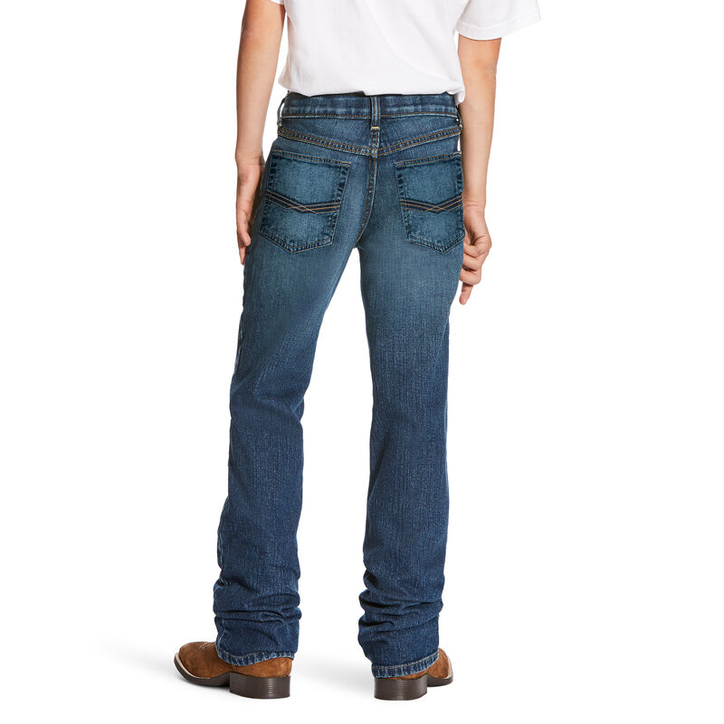 Pantaloni Bambino Ariat B5 Slim Stretch Legacy Stackable Straight Leg Jean Blu | PGNMJLQ