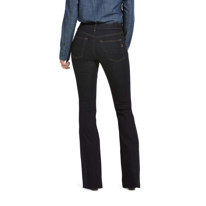 Pantaloni Donna Ariat Premium High Rise Flare Jean Nere | TI2Z77X