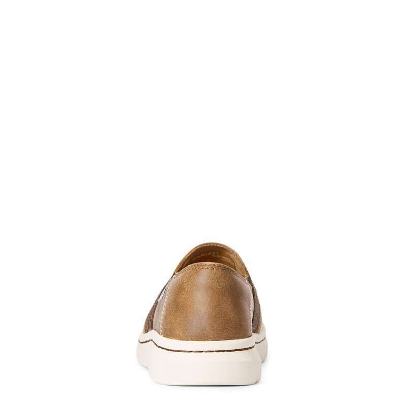 Slip On Donna Ariat Ryder Crema Marroni | AVW6FCN