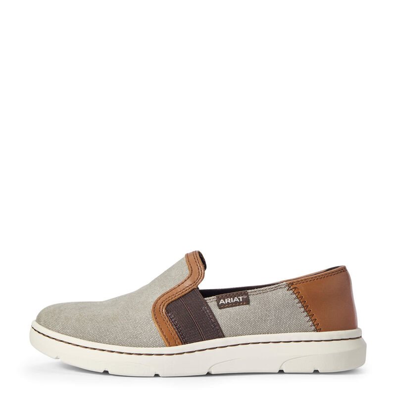 Slip On Donna Ariat Ryder Grigie Marroni | C9T47H1