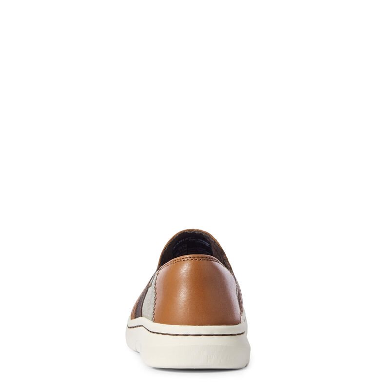 Slip On Donna Ariat Ryder Grigie Marroni | C9T47H1