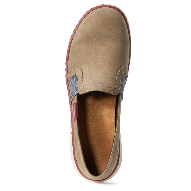 Slip On Donna Ariat Ryder Verde Oliva | POW3H6C