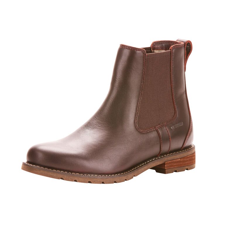 Stivaletti Donna Ariat Wexford Impermeabili Boots Marroni Scuro | NFZHUS4