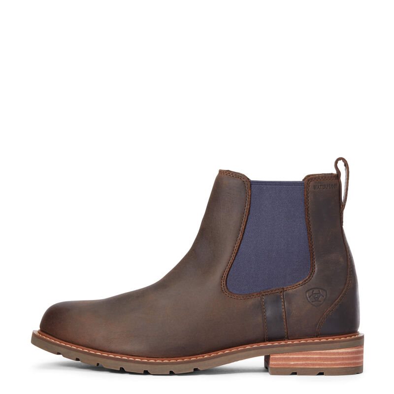 Stivaletti Uomo Ariat Wexford English Country Impermeabili Boots Blu Marino Marroni | VWNVGMT